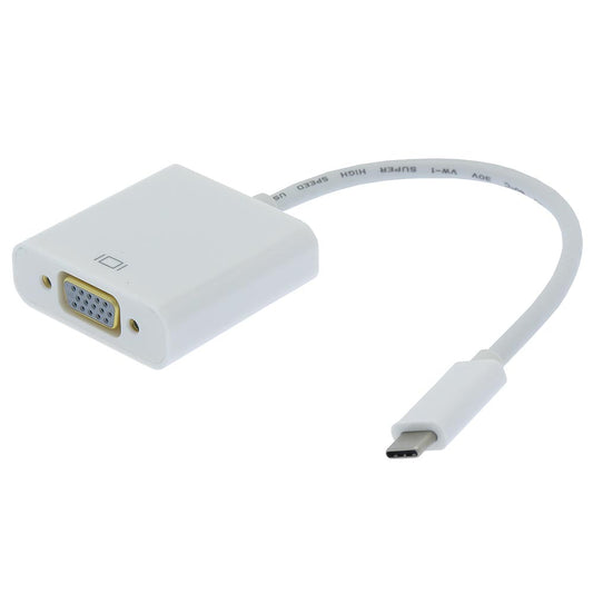 My Cable Mart FE-ADT-330 - Clavija USB C macho a VGA hembra 0.33' (99.1mm)