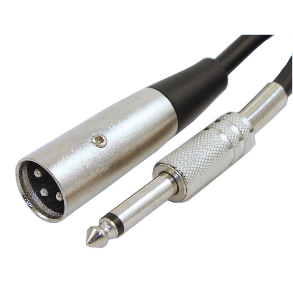 My Cable Mart FE-ECXLR14-50MM - Enchufe de tambor, 6.35mm (1/4", 0.25") - auricular a toma XLR 50.00' (15.24m)