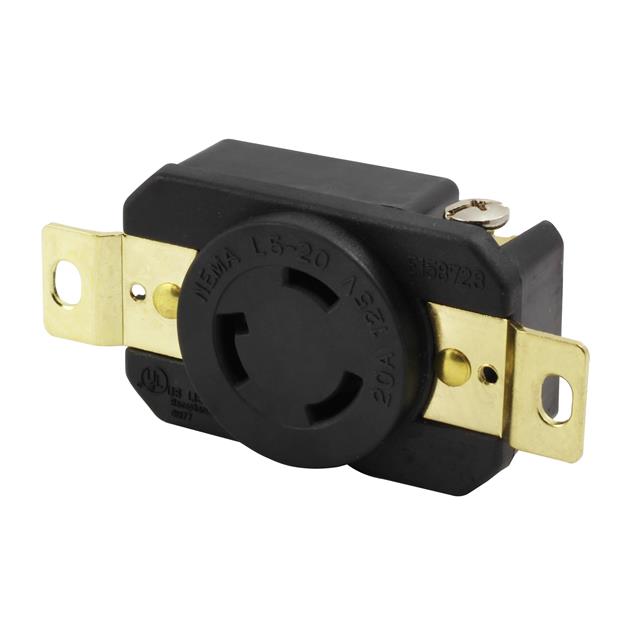 AC Connectors FML520R AC WORKS® NEMA L5-20R Receptáculo, toma hembra 20A 125V