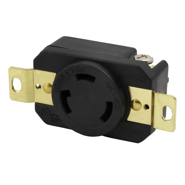 AC Connectors FML530R AC WORKS® NEMA L5-30R Receptáculo, toma hembra 30A 125V