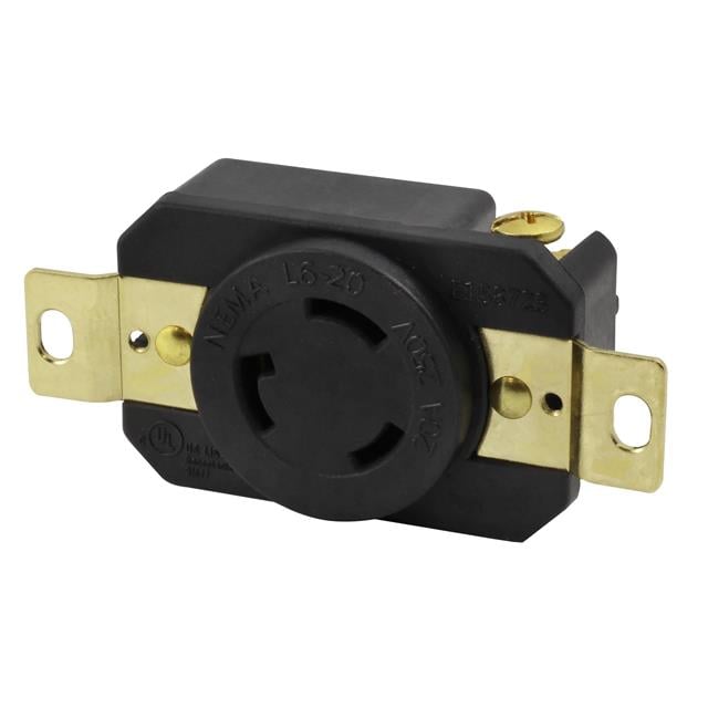 AC Connectors FML620R AC WORKS® NEMA L6-20R Receptáculo, toma hembra 20A 250V