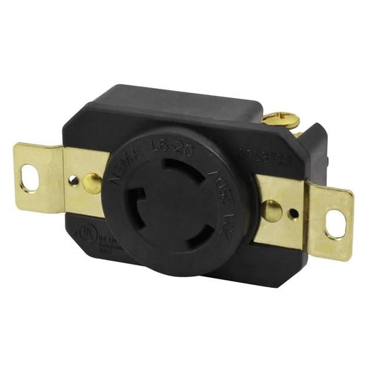 AC Connectors FML620R AC WORKS® NEMA L6-20R Receptáculo, toma hembra 20A 250V