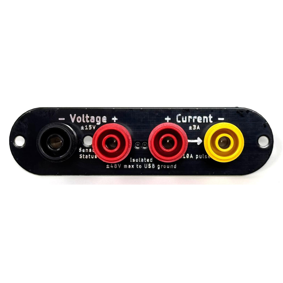 Joulescope® FP02-SBA Joulescope® Especializados Panel frontal