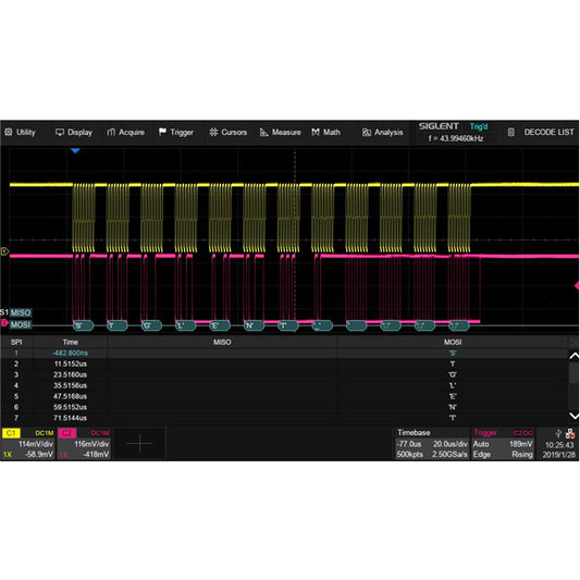 Siglent Technologies NA, Inc. SDS2000XP-FLEXRAY - Osciloscopio Software