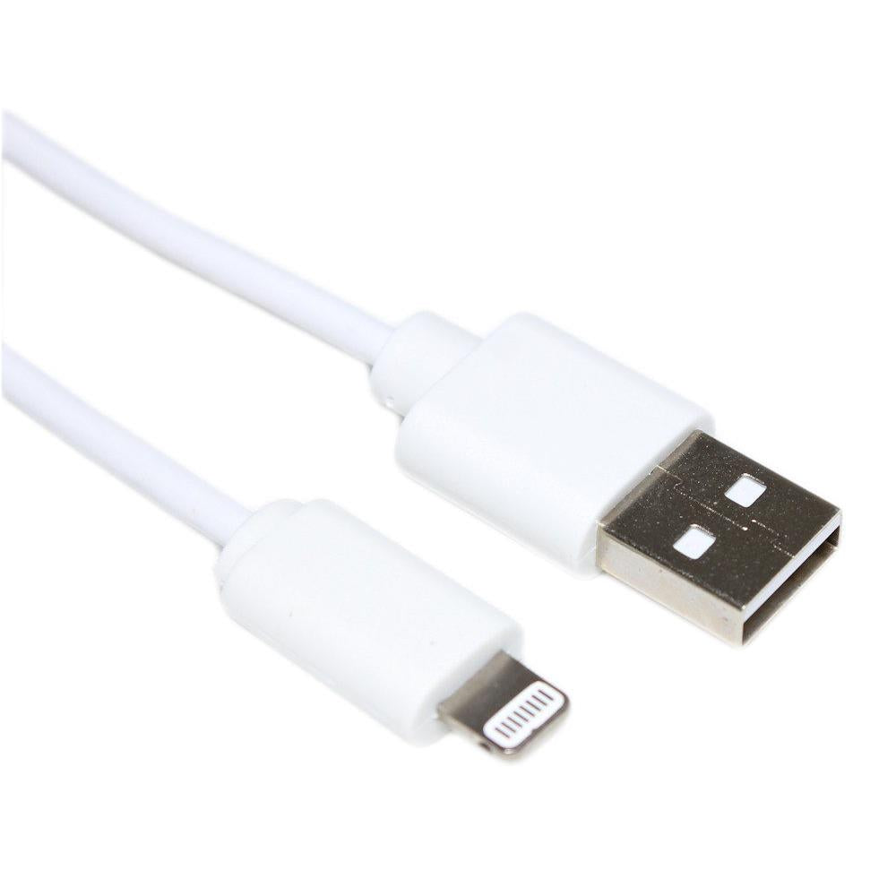 My Cable Mart GC-MFI-06-WHI - Enchufe macho USB A a conector de iluminación i5 6.60' (2.01m)