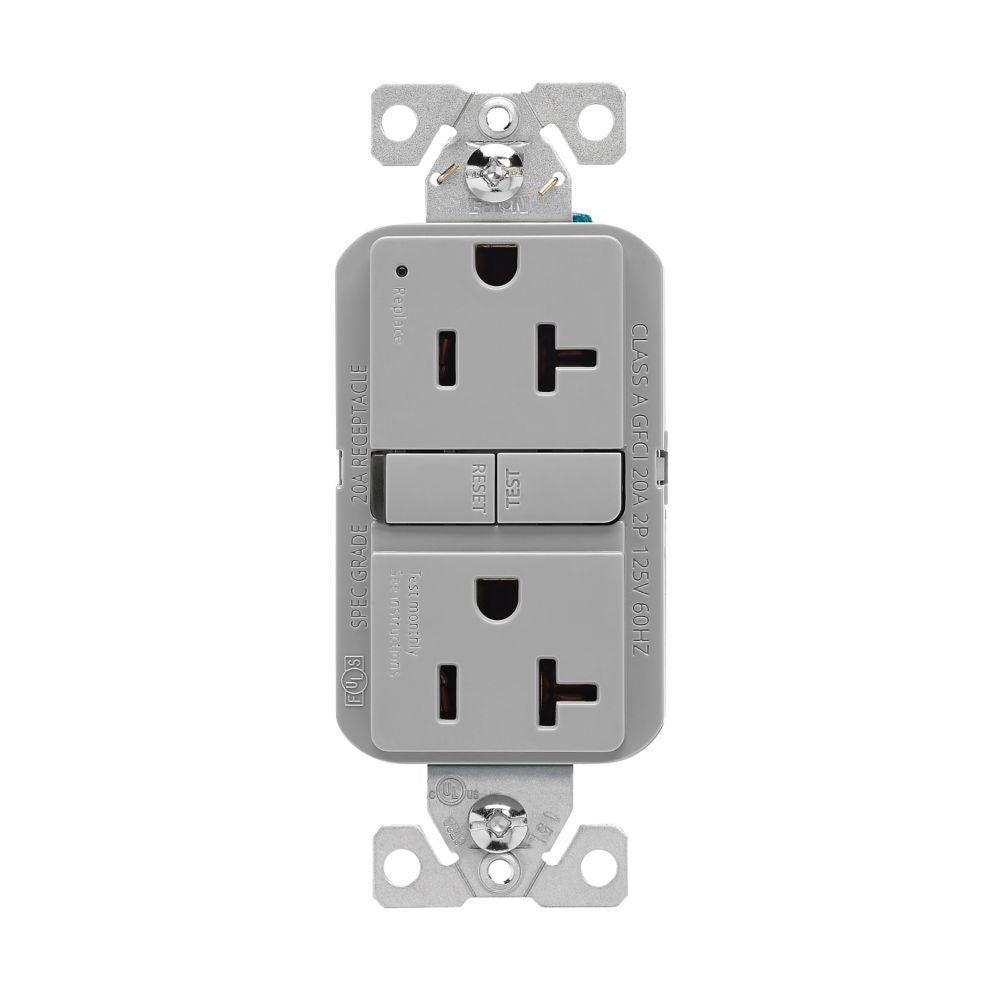 Eaton Wiring Devices GF20GY GF NEMA 5-20R Receptáculo, enchufes hembra 20A 125VCA