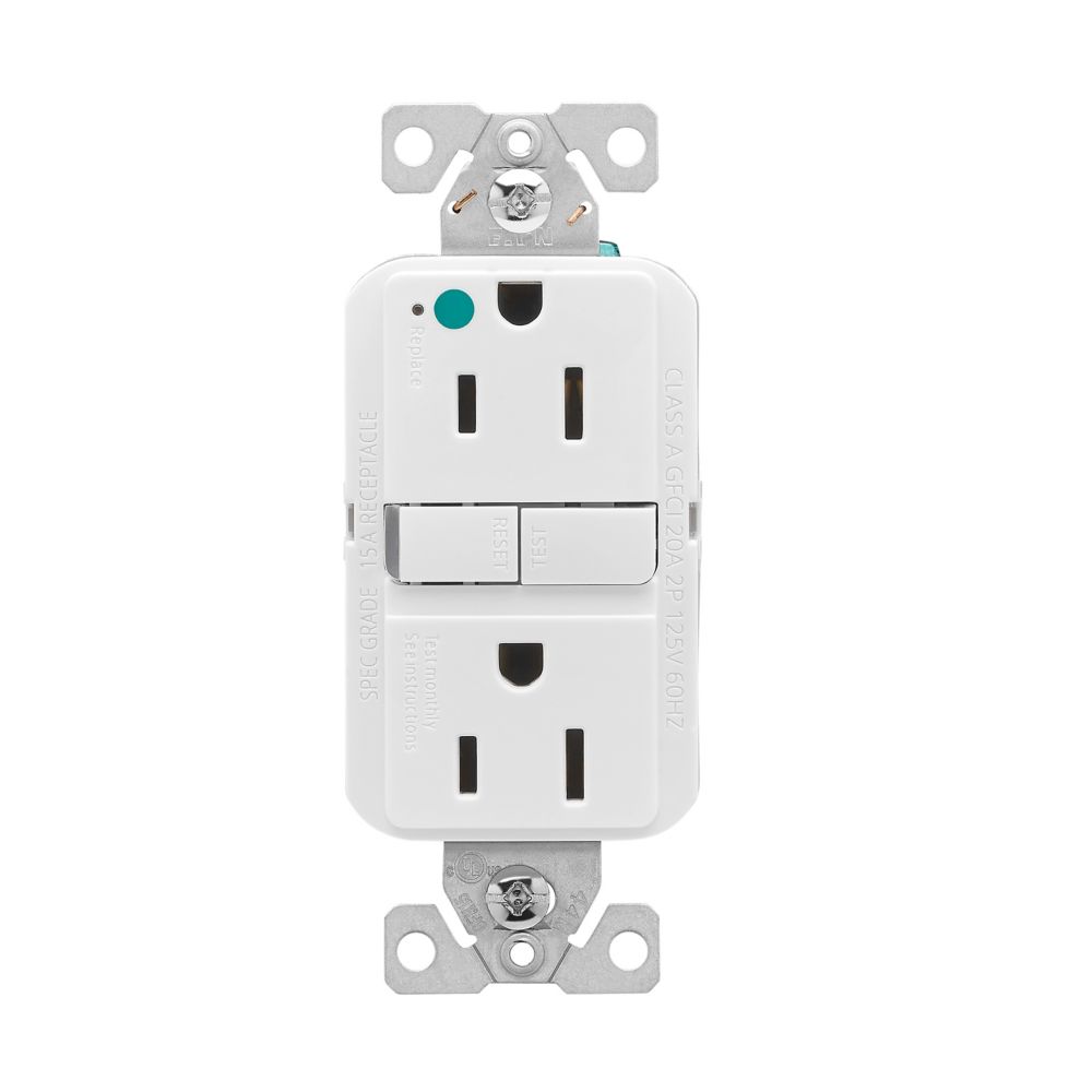 Eaton Wiring Devices GFH15W - NEMA 5-15R Receptáculo, enchufes hembra 15A 125VCA