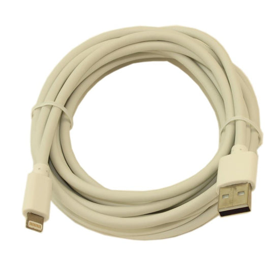 My Cable Mart HA-MFI-10-WHI MFI-USB-WHI Enchufe macho USB A a conector de iluminación i5 10.00' (3.05m)