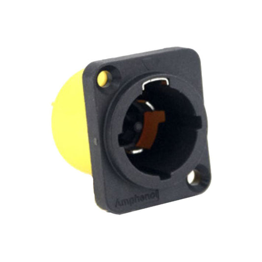Amphenol Audio HPT-3-MDW HPTSeries™ Power Conexión personalizada Receptáculo, hojas macho 16A 250VCA