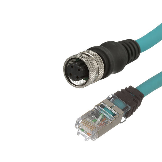 Panduit Corp ICD44T1NTL1M IndustrialNet™ Circular, hembra y de 04 pos a RJ45, 8p4c 3.28' (1.00m)