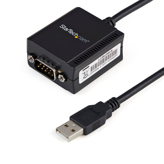 StarTech.com ICUSB2321F - D-Sub de 09 pos a clavija de conexión macho USB A 6.00' (1.83m)