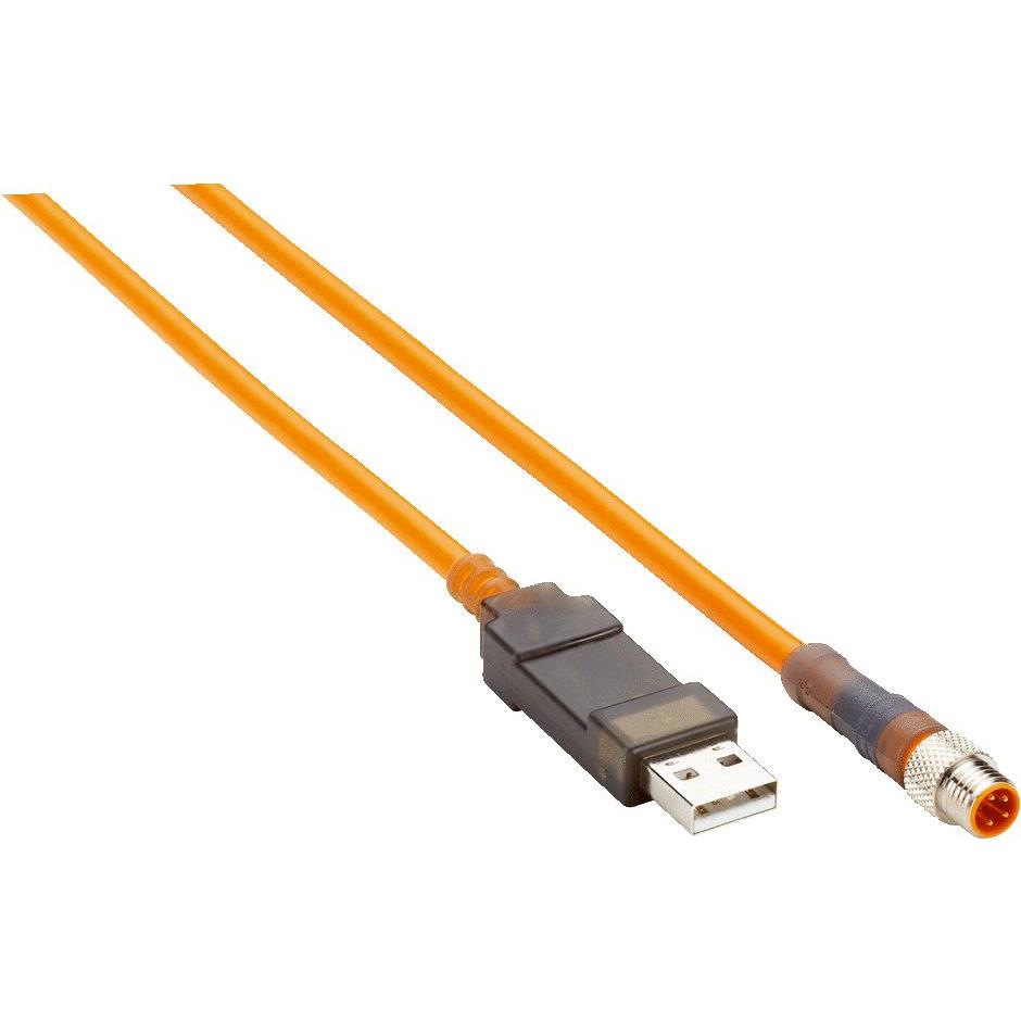 SICK, Inc. 6034575 - Clavija circular, macho y de 04 pos a clavija de conexión macho USB A 32.81' (10.00m)
