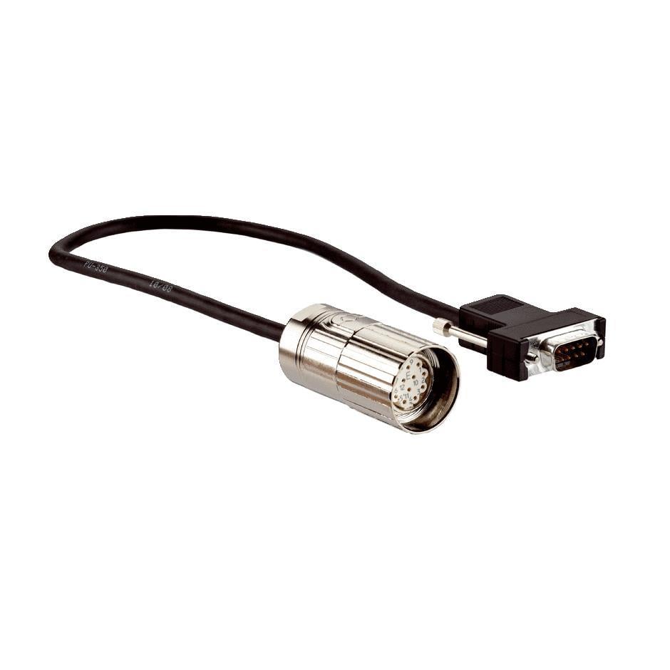 SICK, Inc. 2046580 - Circular 12 pos hembra a D-Sub 09 pos macho 1.64' (500.0mm)