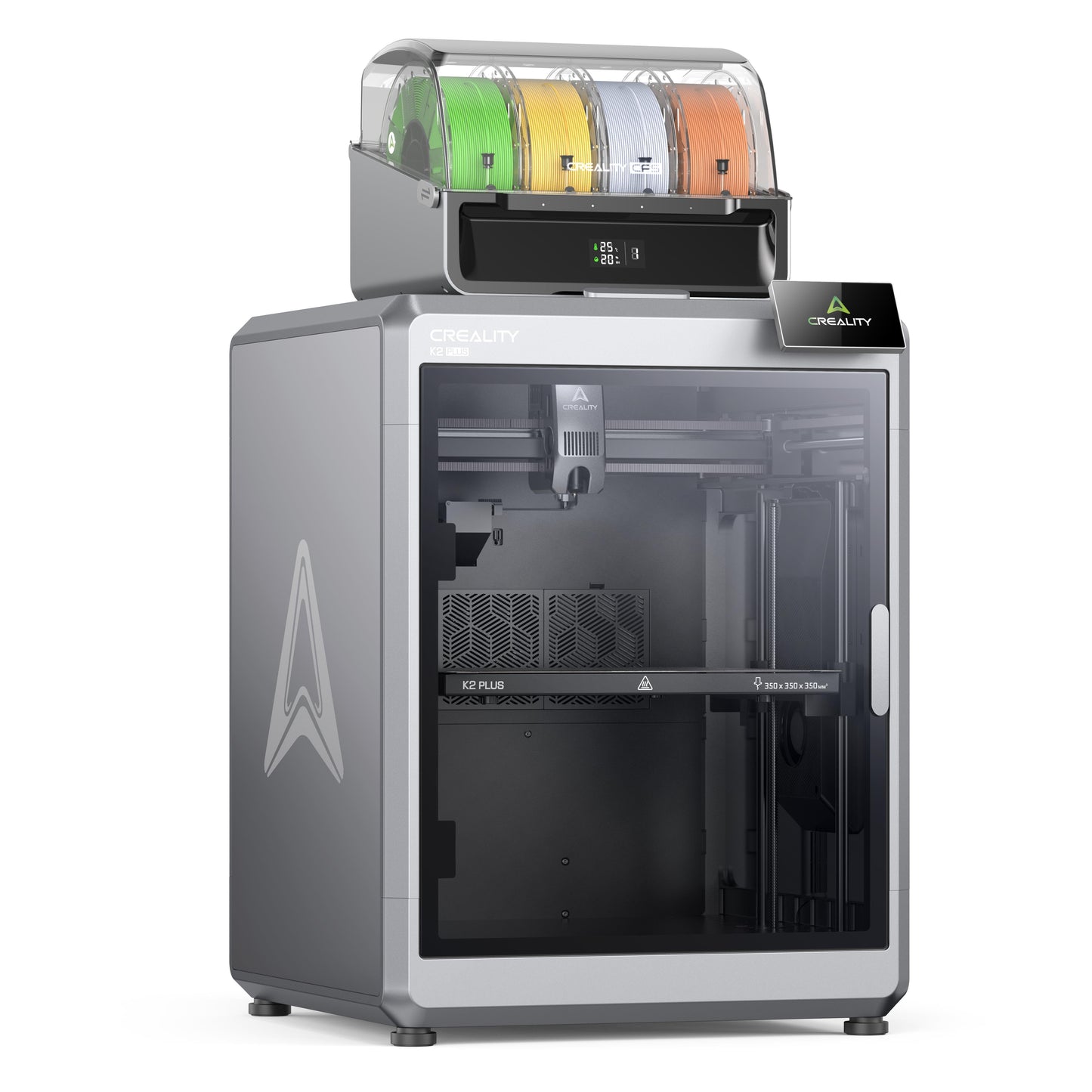 Creality 3D K2 PLUS MULTI-COLOR 3D PRINTER COMBO - 13.780" x 13.780" x 13.780" (350.00mm x 350.00mm x 350.00mm) Ethernet, USB, WiFi