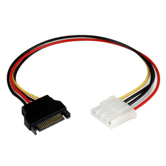 StarTech.com LP4SATAFM12 - SATA 15 pos hembra a conector rectangular 4 pos hembra 1.00' (304.8mm)