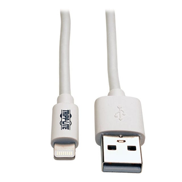 Eaton Tripp Lite M100-010-WH - Enchufe macho USB A a conector de iluminación i5 10.00' (3.05m)
