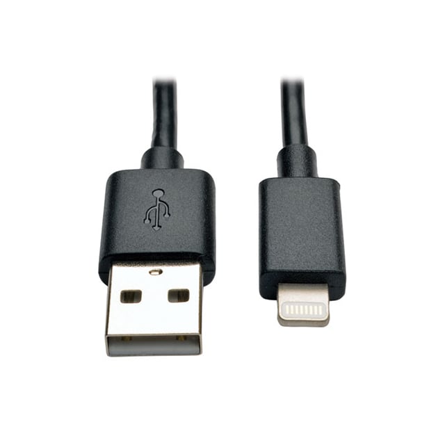 Eaton Tripp Lite M100-10N-BK-10 - Enchufe macho USB A a conector de iluminación i5 0.83' (254.0mm)