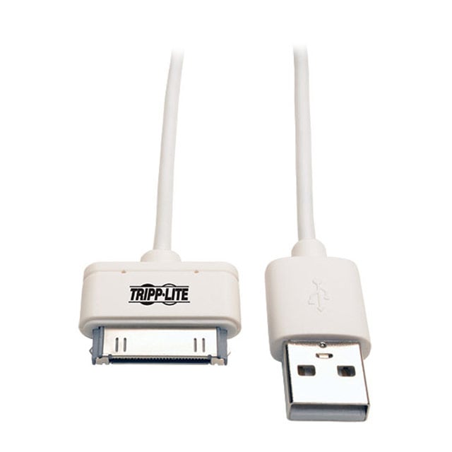 Eaton Tripp Lite M110-003-WH - Clavija de conexión USB A macho a clavija de conexión Dock de Apple 3.00' (914.4mm)