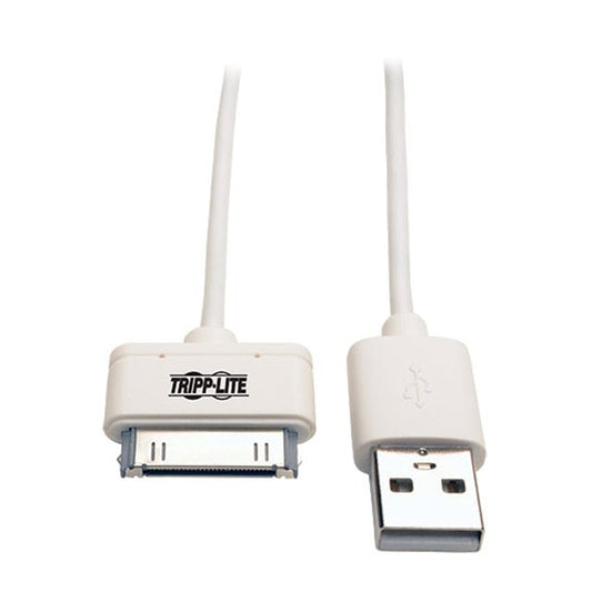 Eaton Tripp Lite M110-003-WH - Clavija de conexión USB A macho a clavija de conexión Dock de Apple 3.00' (914.4mm)