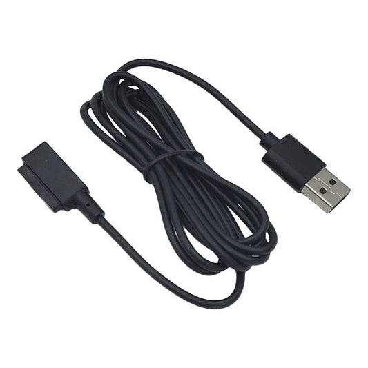 GlobTek, Inc. MAG2C2A11851M5USBA(R - Clavija de conexión macho USB A a conector CC magnético macho 2 pos 4.92' (1.50m)