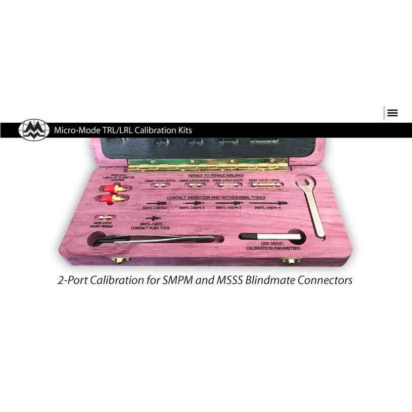 Micro-Mode MCAL-14710-003 - Especializados Kit de calibración