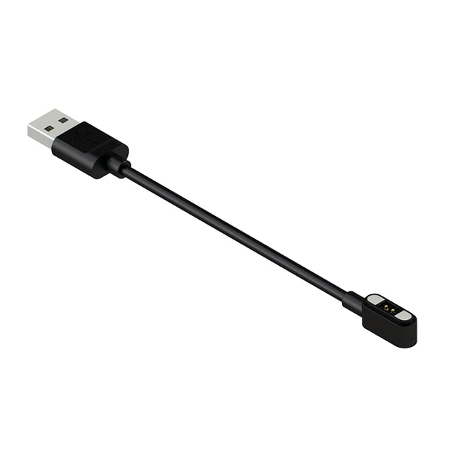 EDAC Inc. MCM-YC0-102-2R00-BK0 MCM Clavija de conexión macho USB A a conector CC magnético macho 2 pos 3.28' (1.00m)