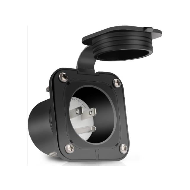 ASI-Automation Systems Interconnect MFG360-RMRV155 - NEMA 5-15P Receptáculo, hojas macho 15A 125V