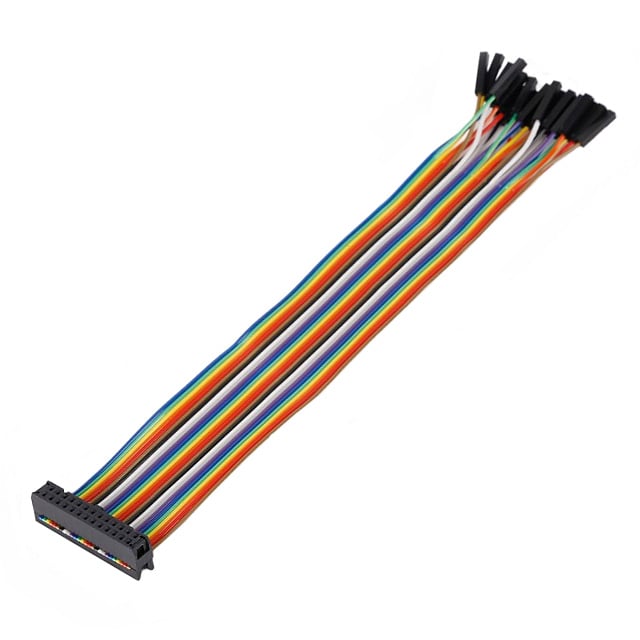 MikroElektronika MIKROE-2317 - Tomas rectangulares de 26 pos a tomas de punta (26) 0.66' (200.0mm)