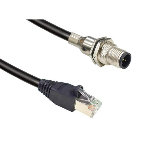 Amphenol LTW MSAS-05PMMJ-SF8CA5 M12 Circular 05 pos macho a RJ45, 8p8c 1.64' (500.0mm)