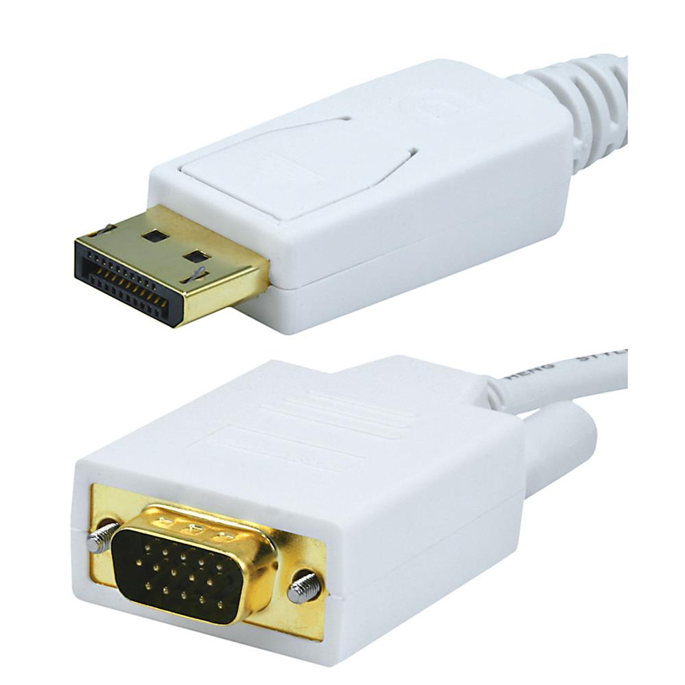 My Cable Mart MO-DV-06 DPV-WHI DisplayPort macho a HD15 macho 6.00' (1.83m)