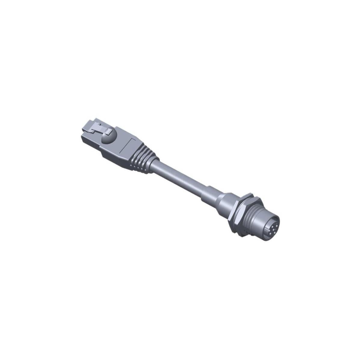 Amphenol LTW MSAS-05PFFJ-SF8A01 M12 Circular 05 pos hembra a RJ45, 8p8c 3.28' (1.00m)
