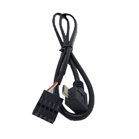 Micro Connectors, Inc. MSP-MICRO9P - Toma rectangular 09 pos. a Micro macho B, ángulo izquierdo 2.00' (609.6mm)