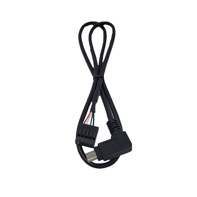 Micro Connectors, Inc. MSP-MINI9P - Toma rectangular de 09 pos. a Mini B macho, ángulo recto 2.00' (609.6mm)