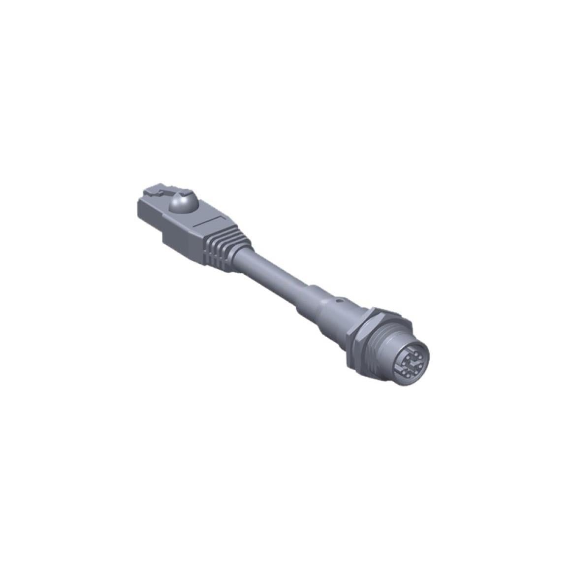 Amphenol LTW MSXS-08PFFJ-SF8D01 M12 Circular, hembra y de 08 pos a RJ45, 8p8c 3.28' (1.00m)