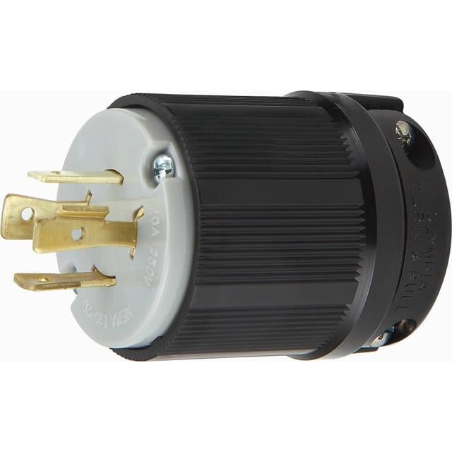 Powertronics NEMA L15-20 PLUG - NEMA L15-20P Clavija de conexión, hojas macho 20A 250VCA