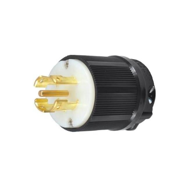 Powertronics NEMA L21-30 PLUG - NEMA L21-30P Clavija de conexión, hojas macho 30A 120/208VCA, 3 fase