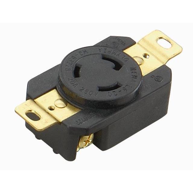 Powertronics NEMA L6-20 RECEPTACLE - NEMA L6-20R Receptáculo, enchufes hembra 20A 250VCA