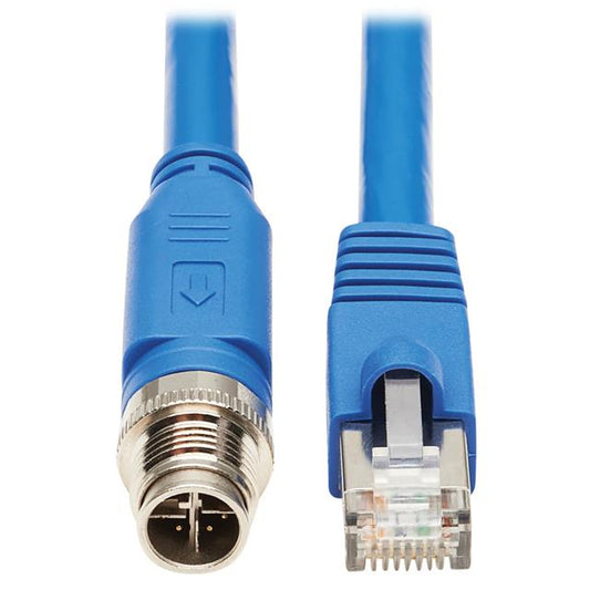 Eaton Tripp Lite NM12-6A2-02M-BL - Circular de 08 pos macho a RJ45, 8p8c 6.56' (2.00m)