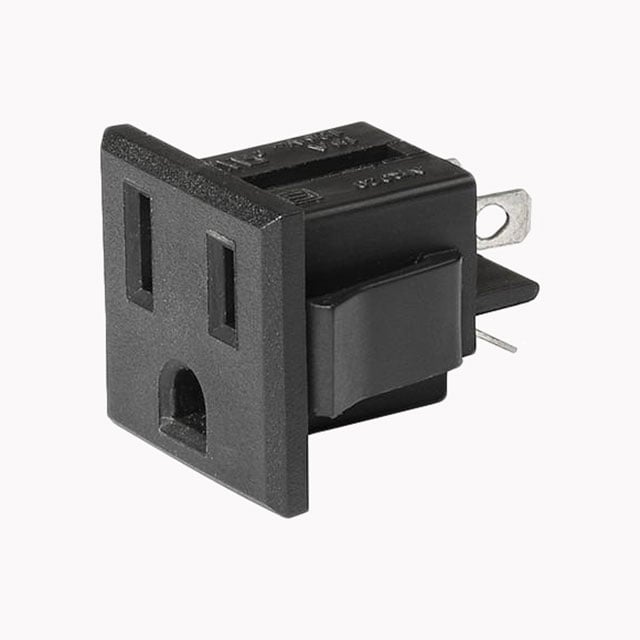 SCHURTER Inc. 3-119-052 NR020 NEMA 5-15R Receptáculo, enchufes hembra 15A 125VCA