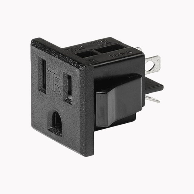 SCHURTER Inc. 3-119-054 NR021 NEMA 5-15R Receptáculo, enchufes hembra 15A 125VCA