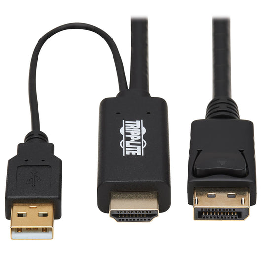 Eaton Tripp Lite P567-02M - HDMI-A macho a DisplayPort macho y USB A macho 6.56' (2.00m)
