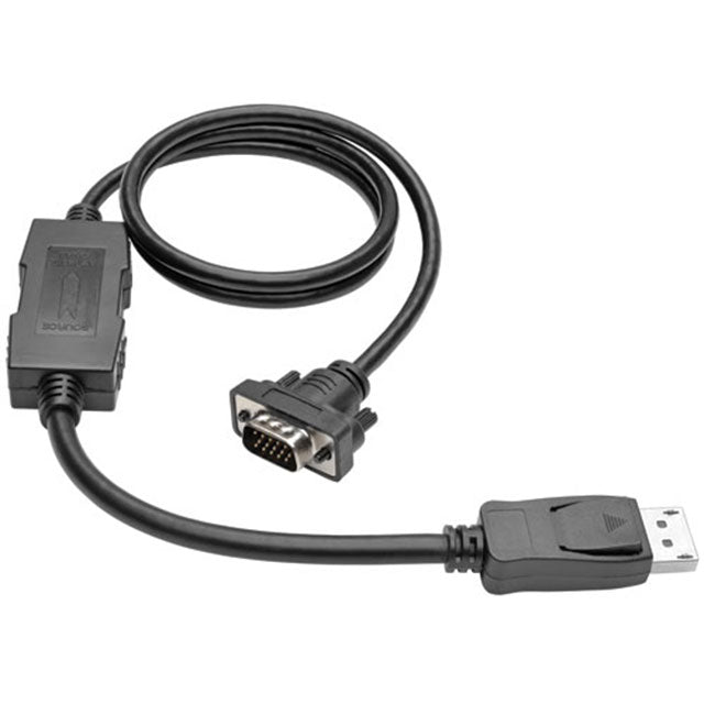 Eaton Tripp Lite P581-003-VGA-V2 - D-Sub macho, de 15 pos y de alta densidad (HD) a DisplayPort, macho 3.00' (914.4mm)