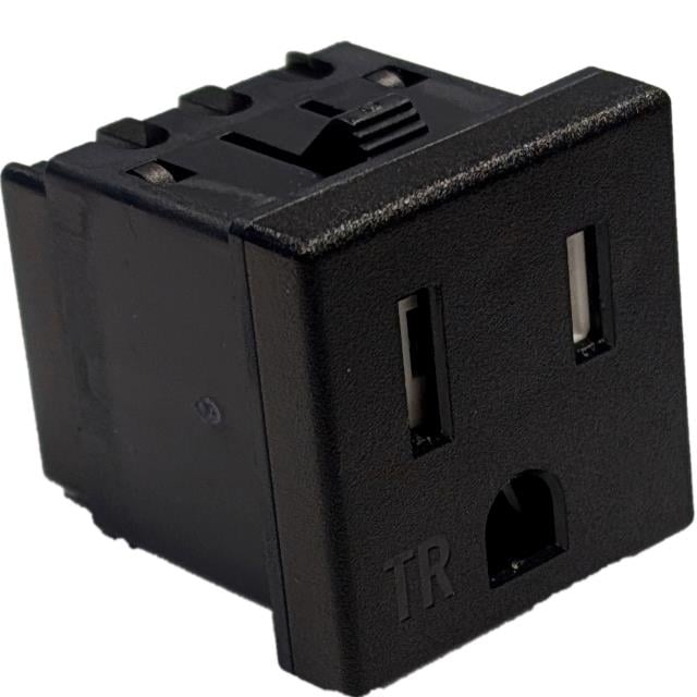 Power Dynamics, Inc. PD-15-2-TR * NEMA 5-15R Receptáculo, toma hembra 15A 125VCA