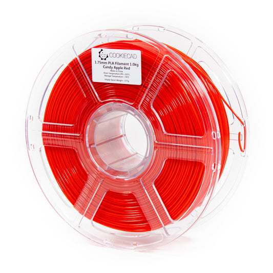 Cookiecad pla-candy-apple-red - PLA (polilactida) Rojo manzana de caramelo (rojo)