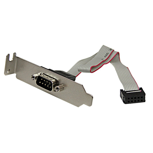 StarTech.com PLATE9MLP - D-Sub de 09 pos. macho a toma rectangular hembra de 09 pos. 0.85' (260.4mm)