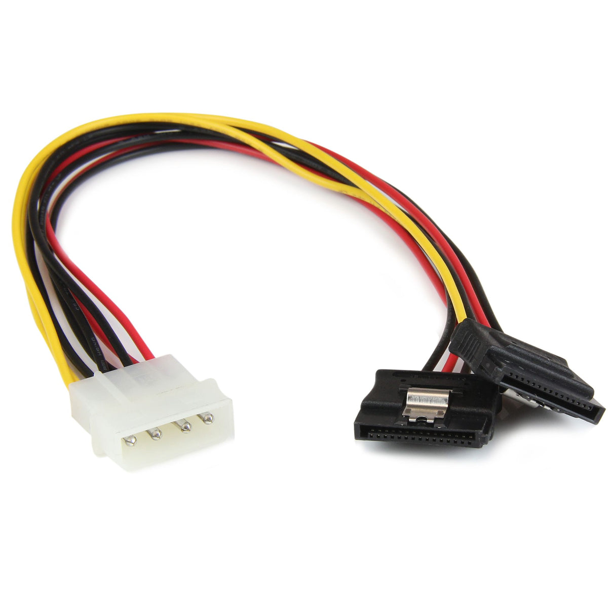StarTech.com PYO2LP4LSATA - Clavija rectangular de 04 pos a SATA hembra de 15 pos (2) 1.00' (304.8mm)