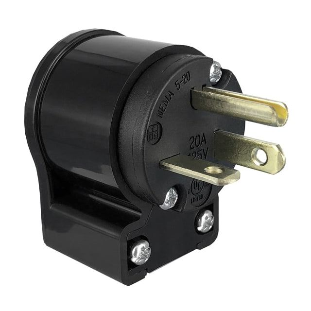 Qualtek Q-716-RA - NEMA 5-20P Clavija de conexión, hojas macho 20A 125VCA