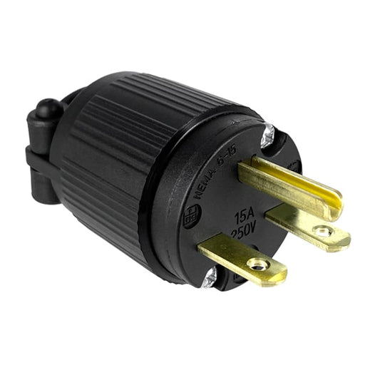 Qualtek Q-720 - NEMA 6-15P Clavija de conexión, hojas macho 15A 250VCA