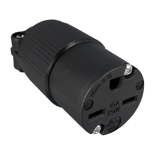 Qualtek Q-722 - NEMA 6-15R Clavija de conexión, enchufes hembra 15A 250VCA