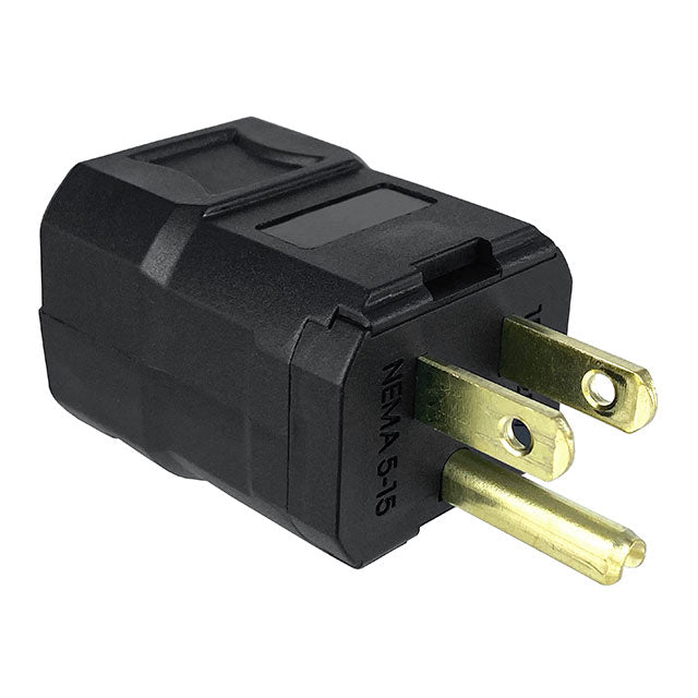 Qualtek Q-910 - NEMA 5-15P Clavija de conexión, hojas macho 15A 125VCA